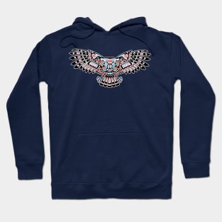 Mystic Owl in Native American Style Hoodie